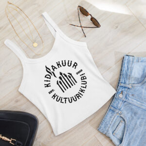 Kidrakuur naiste Tank Top "Big Logo" Valge